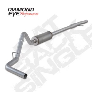Chevrolet 1500 Performance Exhaust - Diamond Eye Performance - Cat Back Single - Aluminized - 2014 Chevrolet 1500 Performance Exhaust - Diamond Eye Performance - Cat Back Single - Aluminized - 2014